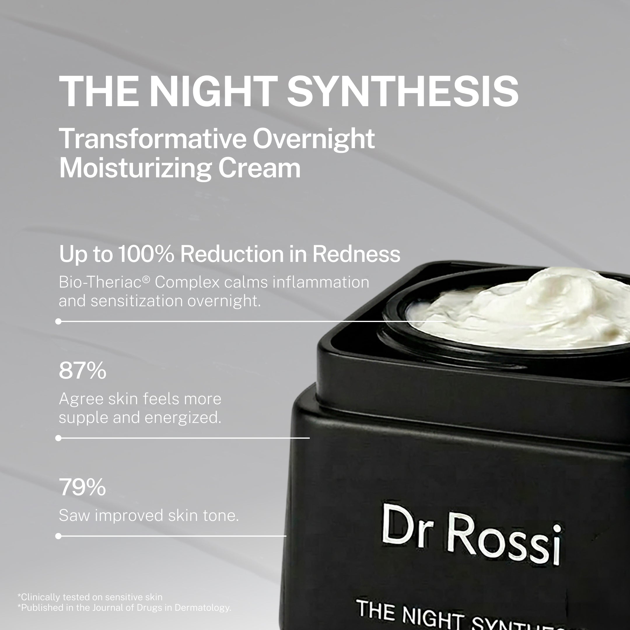 フェイスクリーム Night Coating Cream*2 The Night Synthesis Skin Renewing Night Cream – Dr Rossi
